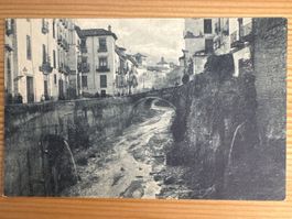 Antike Ansichtskarte, SPANIEN, Granada, Carrera del Darro