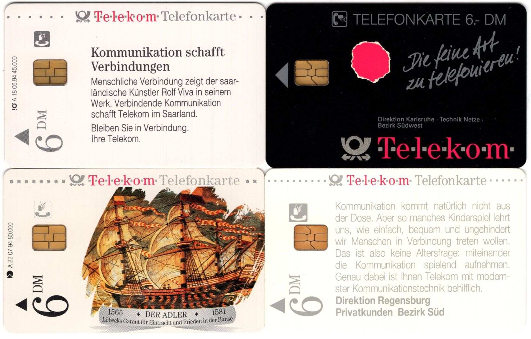 Schede telefoniche: 4 volle Deutsche Telefonkarten der A-Serie – Nuovo (secondo la descrizione) da Eglisau venduto da Chperfins 1