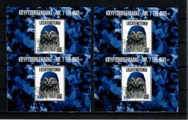 Crypto Briefmarke - Nr. 7 The OWL kompl. Serie gest.