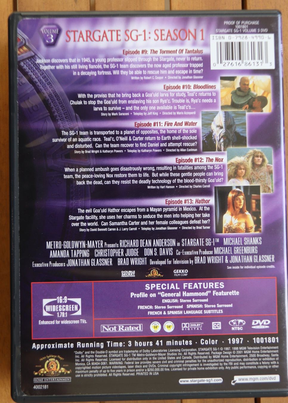Tutti i DVDs: Stargate Season 1 – Usato da Glattfelden venduto da Sirax 6