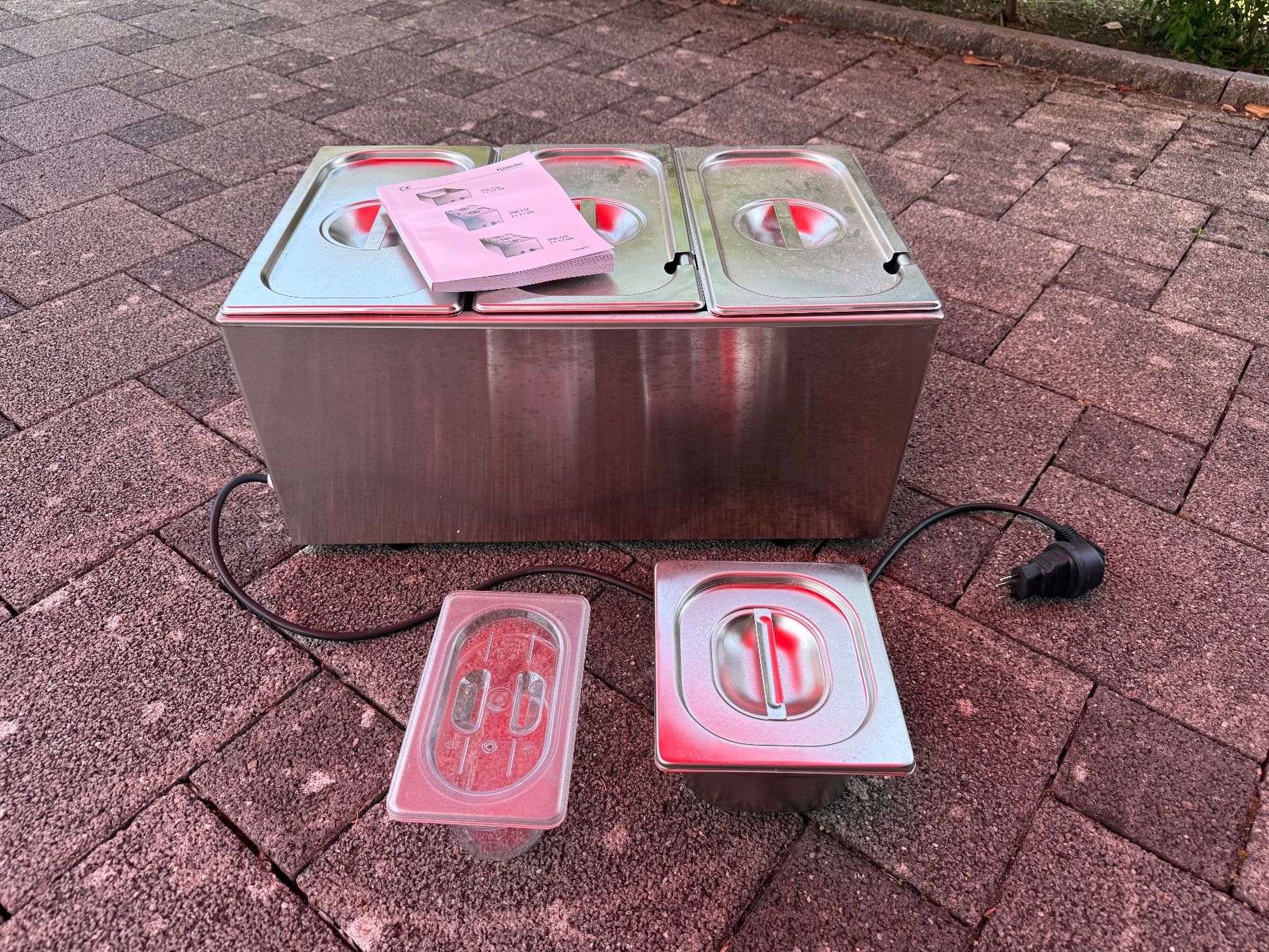Allestimento di negozi e stand fieristici: Bartscher Bain Marie 3 GN Behälter 1/3 – Usato da Münchwilen TG venduto da DieVierVilas