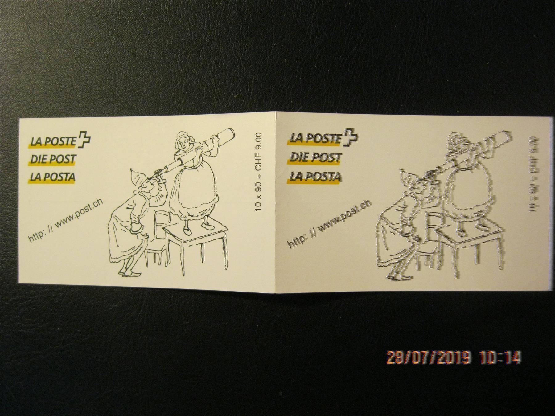 Tutti i francobolli: 1999 Rodolphe Töpffer Markenheft postfrisch – Nuovo (secondo la descrizione) da Affoltern am Albis venduto da Andrezc 2