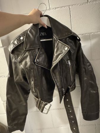 Zara Lederjacke Gr. XS