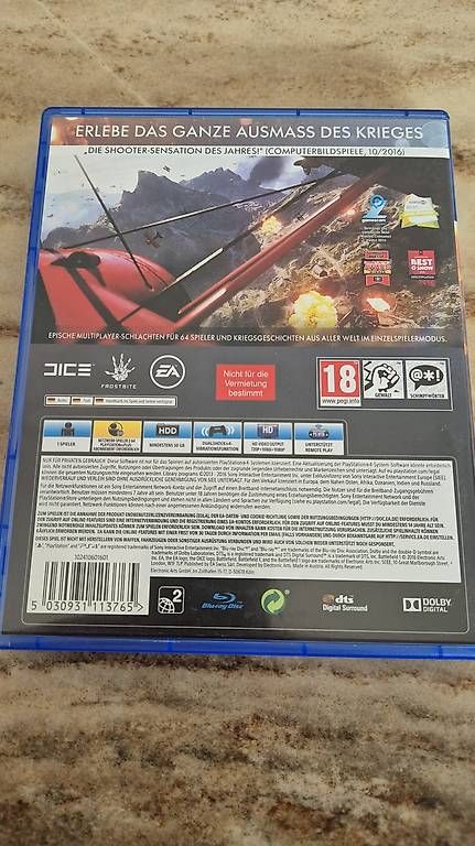 Sony Giochi: Battlefield 1 PS4/PS5 – Usato da Uznach venduto da Katinka83 1