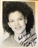 Cathy Tyson 1965- Autogramm signiert Foto 20x25cm