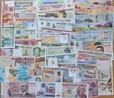 Welt Lot 35 STK/35 verschiedene Banknoten UNZ