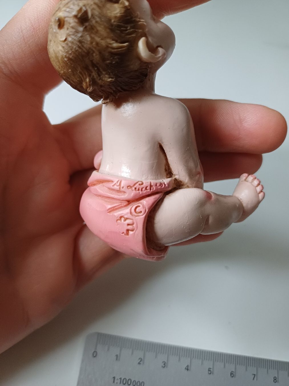 Figuren: A. Lucchesi handbemalt, Baby Figur – Gebraucht aus Zürich von Avocadokern 3