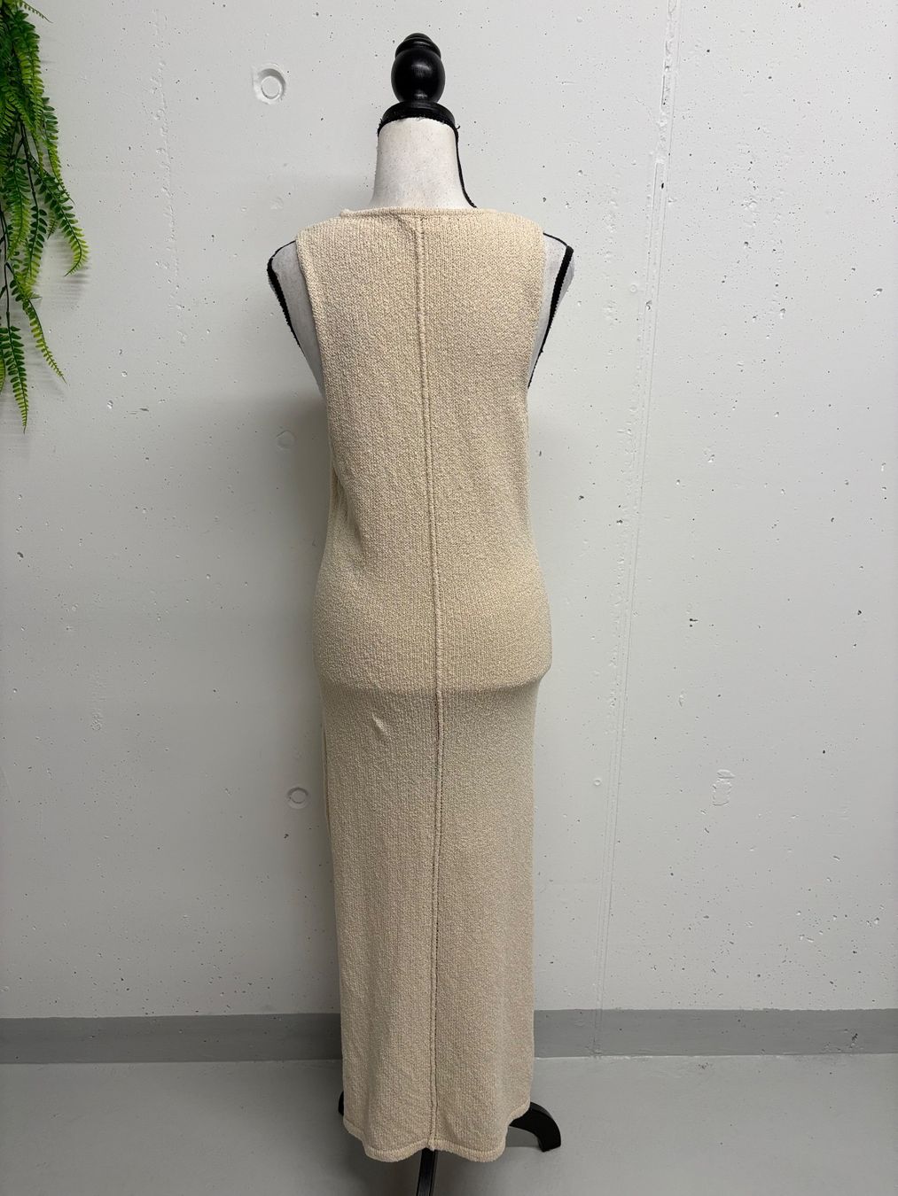 Vestiti: Leger Strickkleid Gr. 42 beige Midkleid Strandkleid – Nuovo (secondo la descrizione) da Regensdorf venduto da secondchancefashion 3