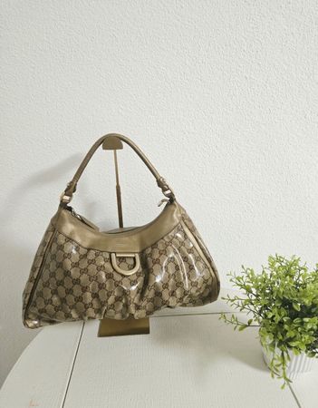 Gucci Original Handtasche beige braun gebrauchter Zustand