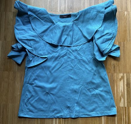 Weekend Max Mara Bluse T-Shirt S Seide Baumwolle