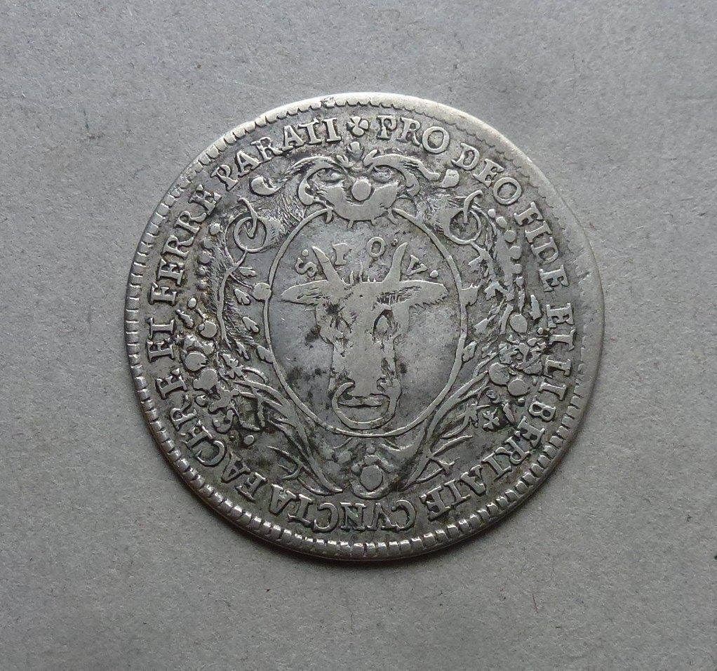 Tutti le monete: Uri ++ 20 Kreuzer 1696, Silbermed. 1696 – Usato da Walkringen venduto da Casablanca777