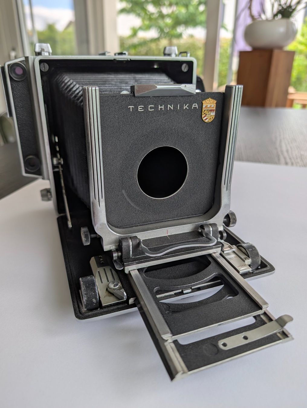 Linhof Fotocamera: Linhof Technika III 4x5 Feldkamera - Body – Usato da Lanzenneunforn venduto da DerLichtbildner