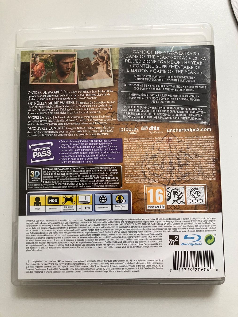 Sony Jeux: PS3 - Uncharted 3 -Drake's Deception – D'occasion à Arbon par Sugofresser 1
