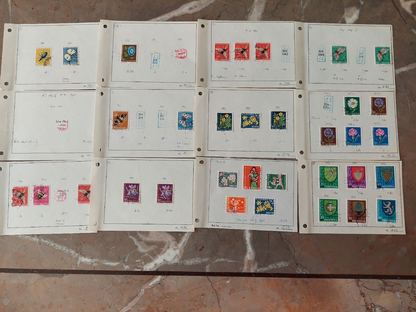 Tutti i francobolli: PRO JUVENTUTE  BRIEFMARKEN GESTEMPELT – Nuovo (secondo la descrizione) da Matten b. Interl venduto da siben01 1