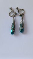Boucles d'oreilles pendantes vintage – Style Art Déco !