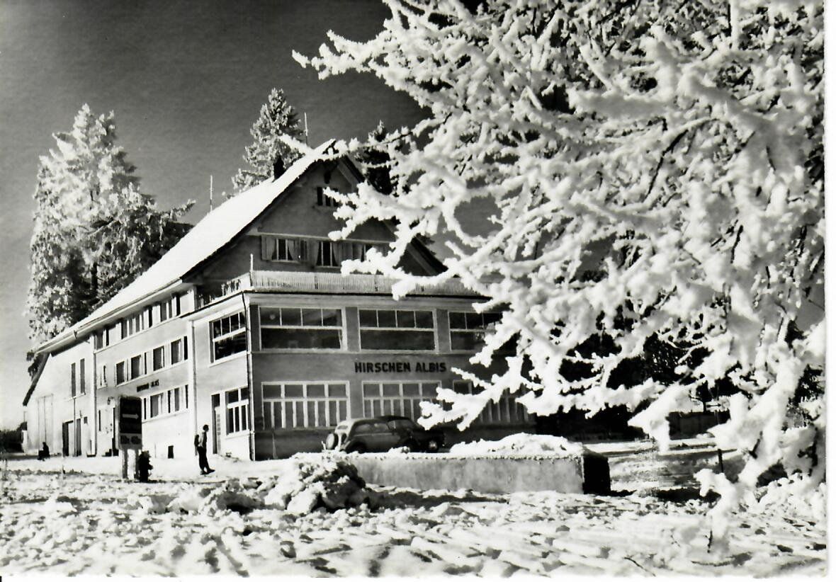 Ansichtskarten: Hotel Hirschen, Albis – Gebraucht aus Hochdorf von Ziegel-16