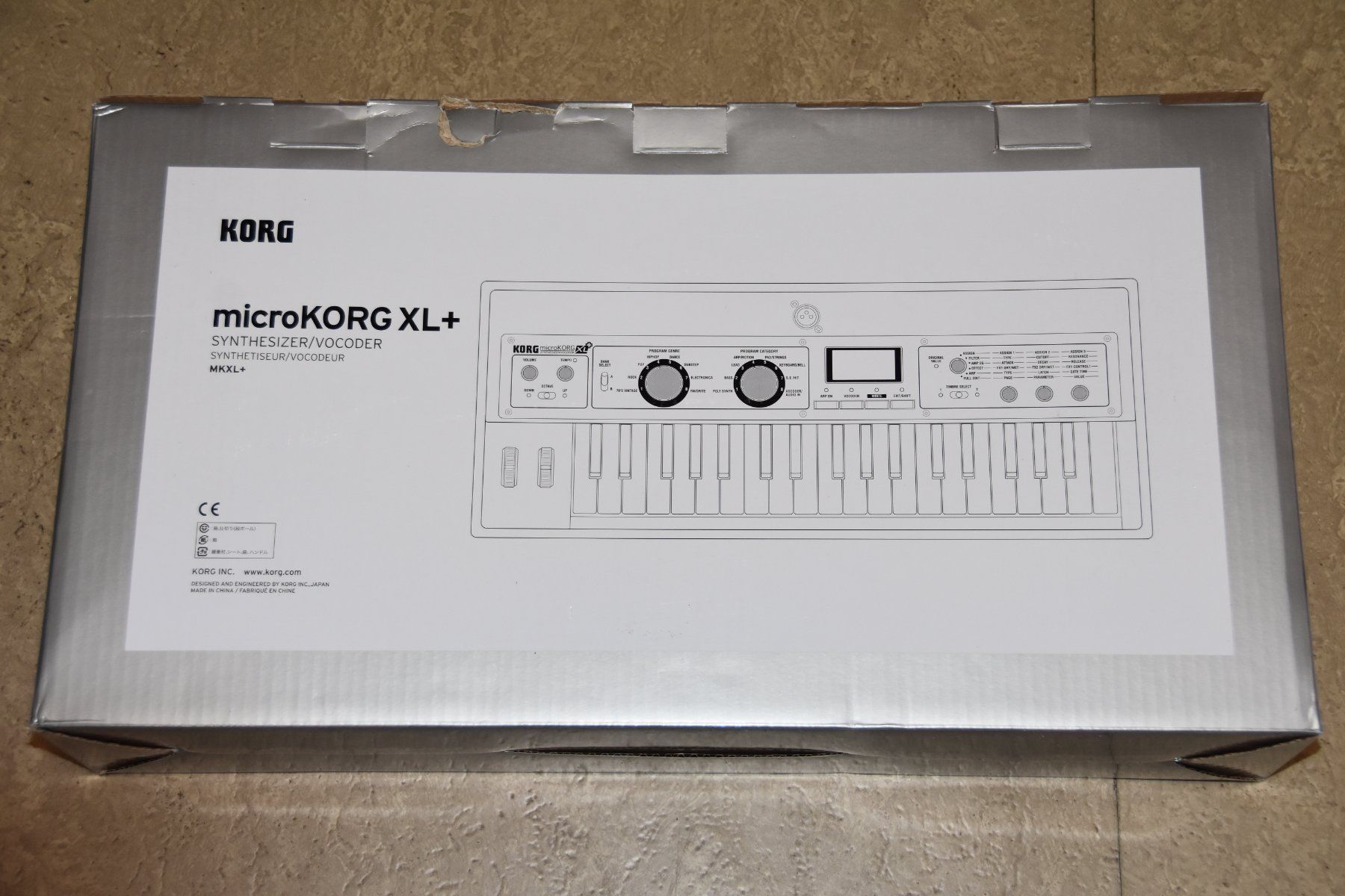 Korg Strumenti musicali: KORG micro XL+ Synthesizer, Vocoder + Mikrofon, 37 Tasten – Usato da Zürich venduto da Mot5 1