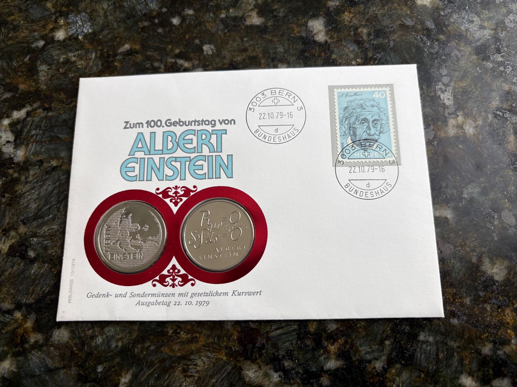 Alle Münzen: Münzbrief Albert Einstein – Neu (gemäss Beschreibung) aus Reichenburg von Strok10