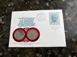 Münzbrief Albert Einstein