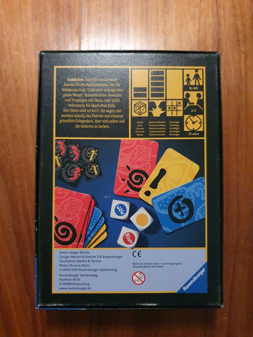 Ravensburger Giochi: Confusion  Karten-Würfel-Spiel – Usato da Jona venduto da Mafari 1