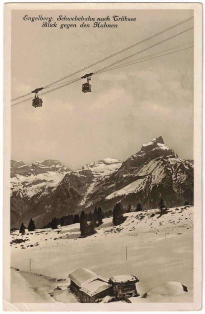 Ansichtskarten: Engelberg - Luftseilbahn Gerschnialp--Trübsee – Gebraucht aus Binningen von Mountainrider