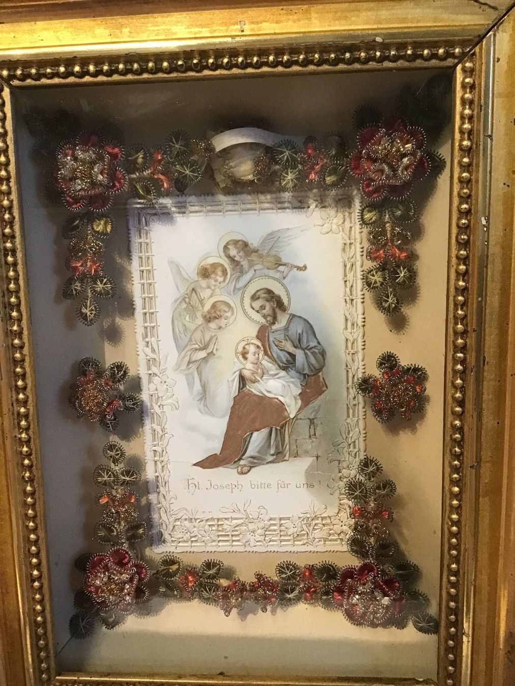 Foto & Immagini: Klosterarbeit Antikes Reliquien Bild – Usato da St. Gallen venduto da Goldlilly