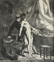 Max Ernst "Die 100-köpfige Frau"    ZINKÄTZUNG