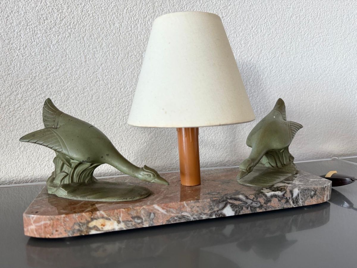 Lampen: Art Deco Lampe Tischlampe vintage – Gebraucht aus Bellach von 2ndBox 4