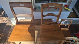 4 Biedermeier Stühle in top Zustand, schön, geölt, stabil