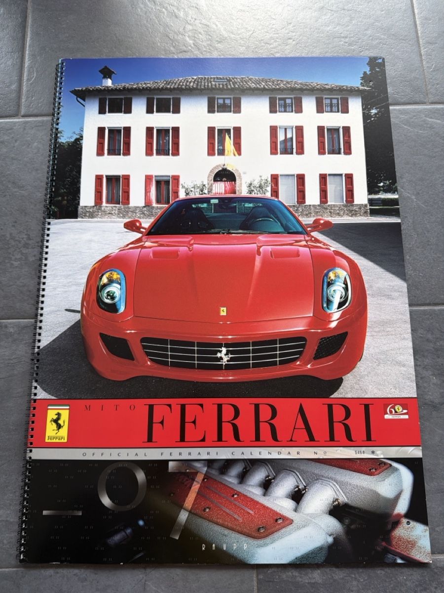 Ferrari Kalender: Original Ferrari Kalender 2007 – Gebraucht aus Wolfwil von Rolex1