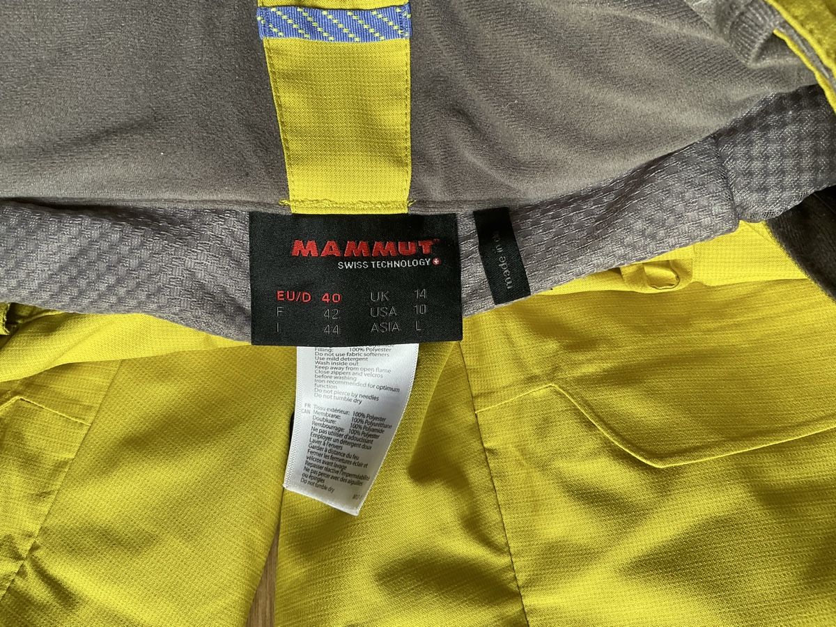 Mammut Pantaloni: Top Skihose Mammut Dry Tech – Usato da visp venduto da Jaeger0 3