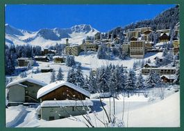 Arosa-Dorf, schöne Winteransicht, ungelaufen, Grossformat