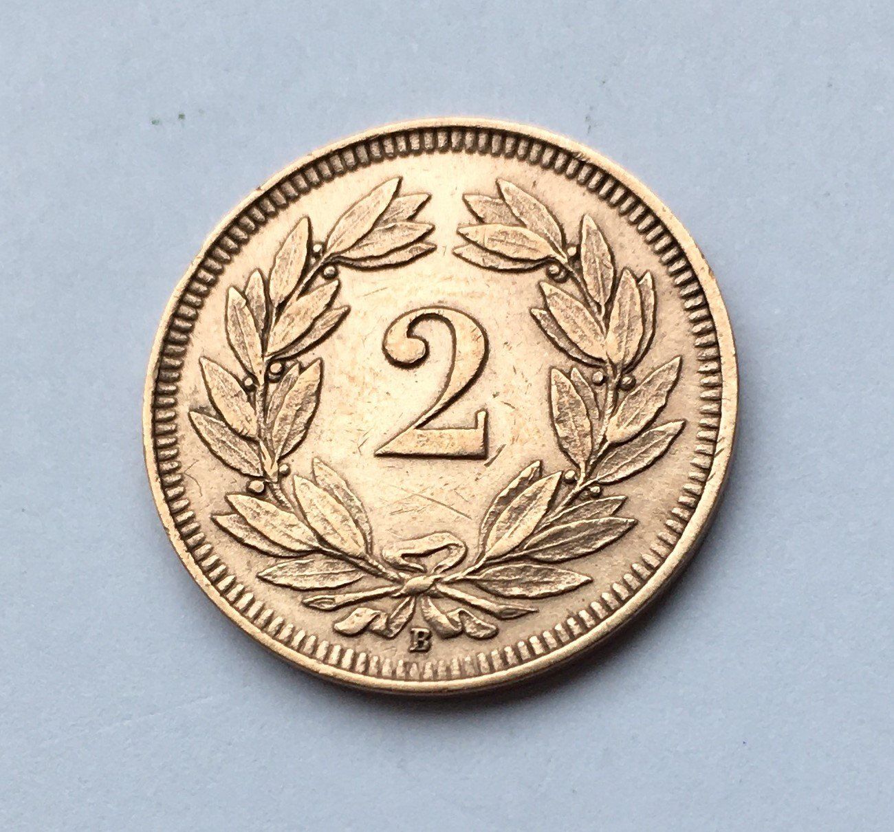Tutti le monete: 1914 2 Rappen -unz – Usato da Kirchberg SG venduto da Z-Collection 1