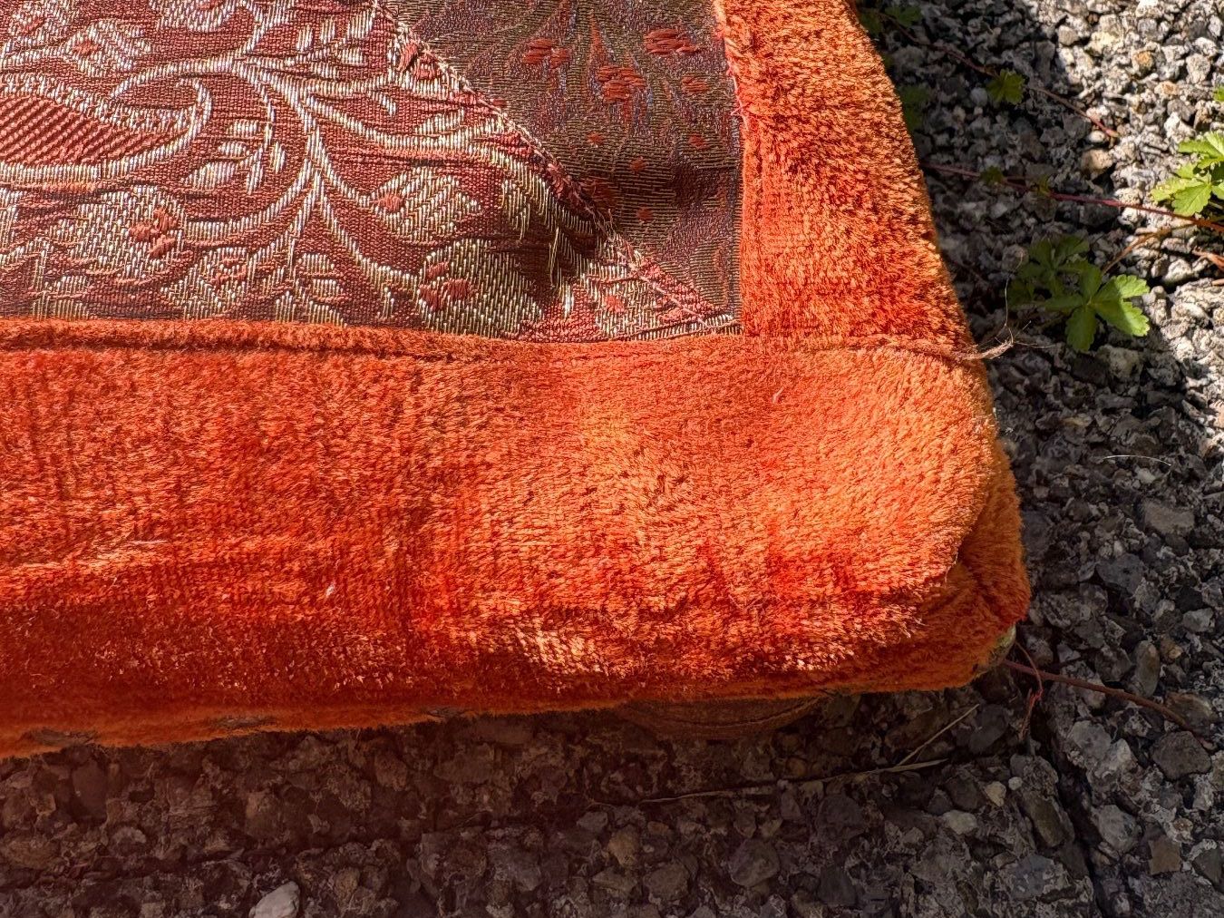 Sgabelli: 2er Set indischer Fussstühle / Hocker Patchwork-Design – Usato da Männedorf venduto da liebfux 3