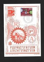 Liechtenstein Pén Maximumkarte 354 Europamarke ET  3.10.1961