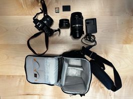 Digitalkamera Canon EOS M50 mit Zubehör