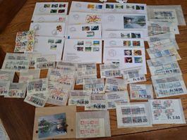 timbre lot série 1998 seul, bloc de 4 et FDC