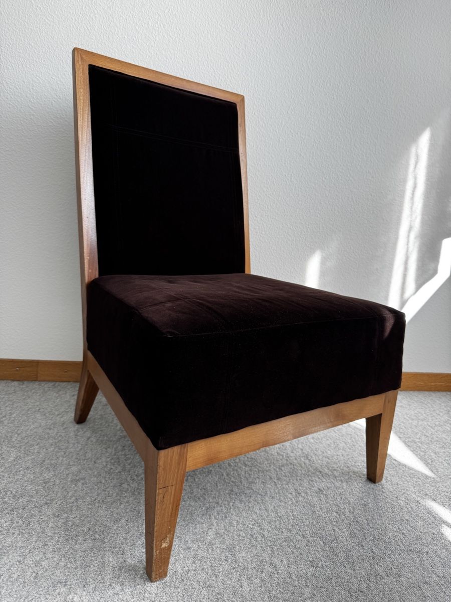Poltrone: Sessel braun Samt Holz Rahmen – Usato da Zollikofen venduto da Comcast 6