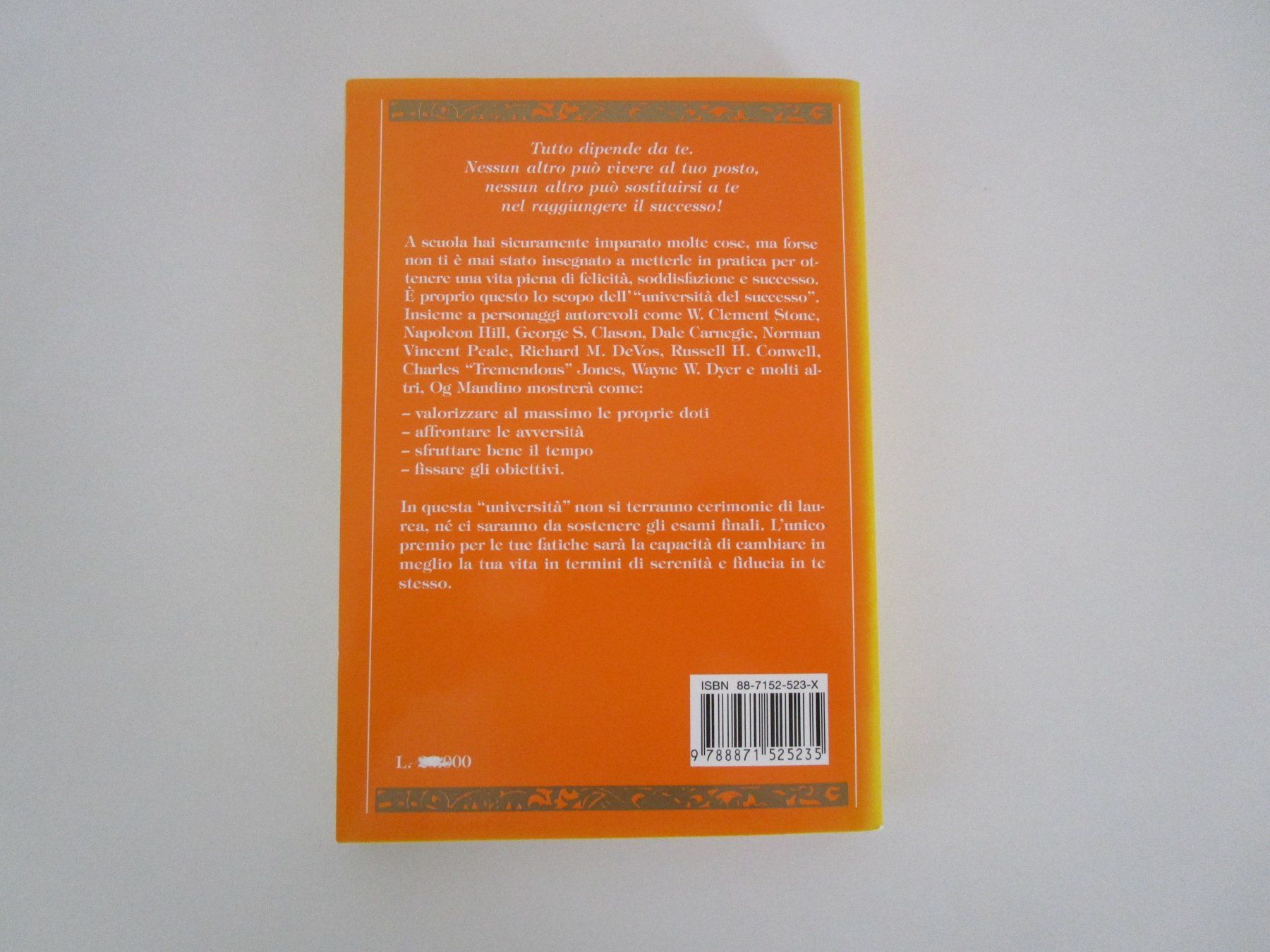 Libri: Libro: Università del successo – Usato da Langenthal venduto da majarose 1