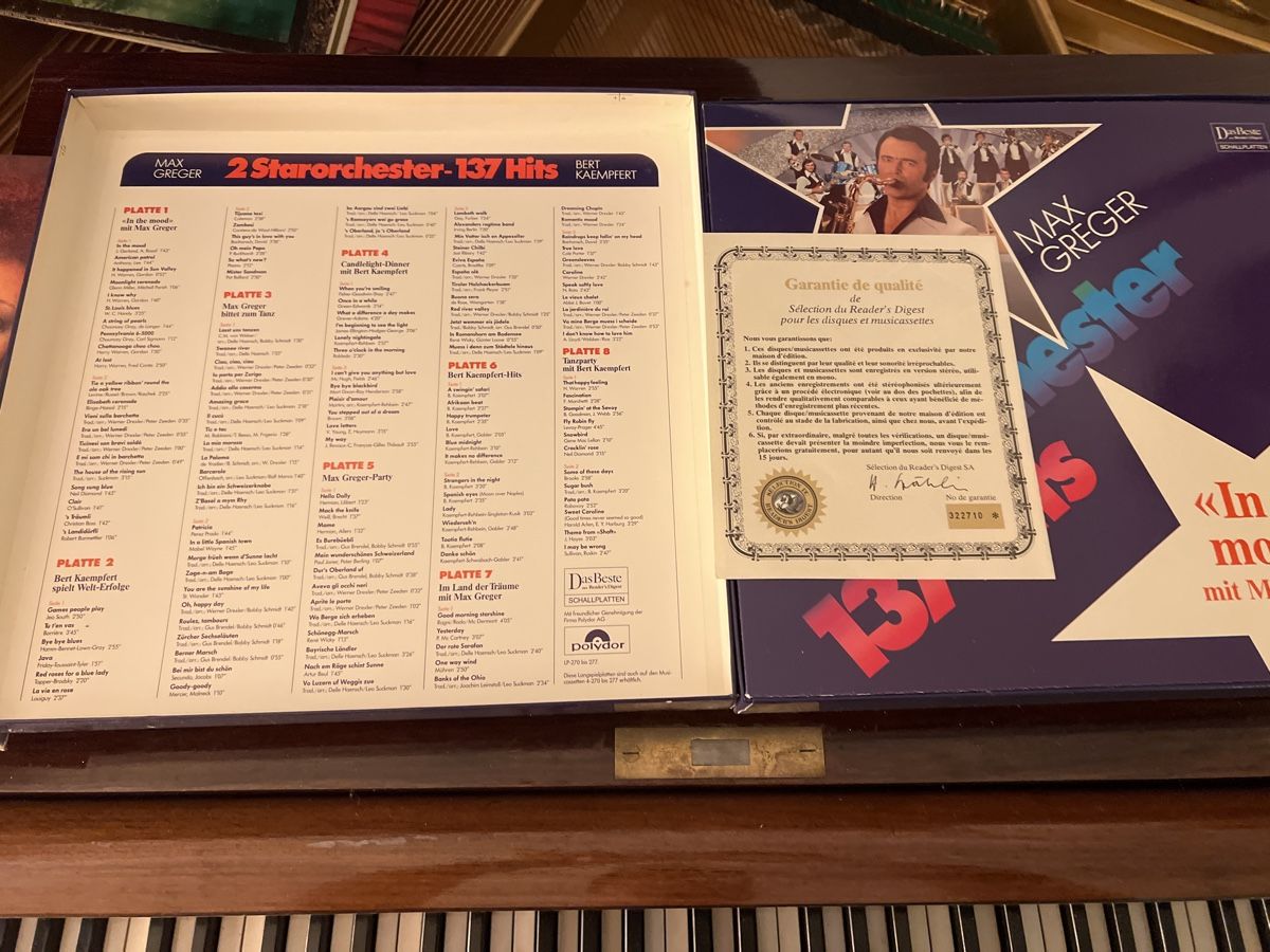 Dischi in vinile: LP Max greger Bert kaempfert – Usato da Soazza venduto da RM-77 1