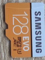 Carte micro SD Samsung 128 Go EVO, comme neuve