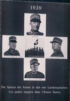 Armée Suisse 1939, Les 4 langues dans l'armée Suisse (5059)