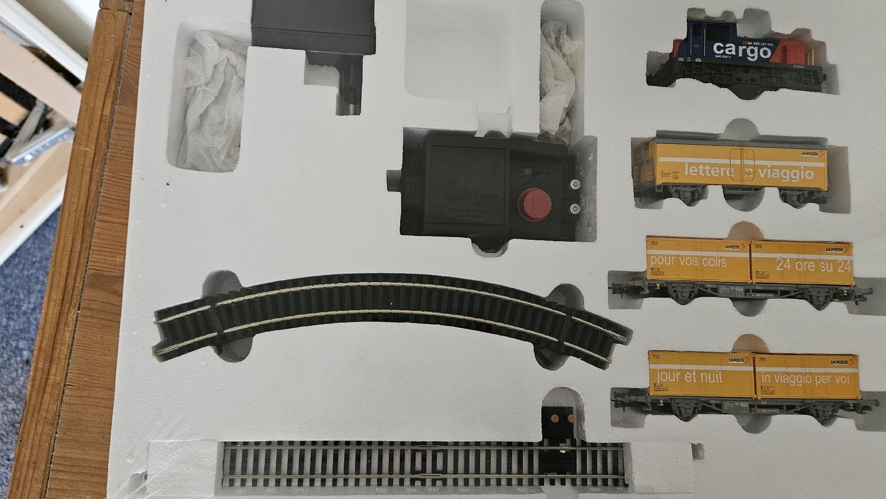 Lima Modellini di ferrovie: Lima H0 1023 Starter-Set Modelleisenbahn - Die Post! – Nuovo e nell'imballaggio originale da Nidau venduto da peterrue 5