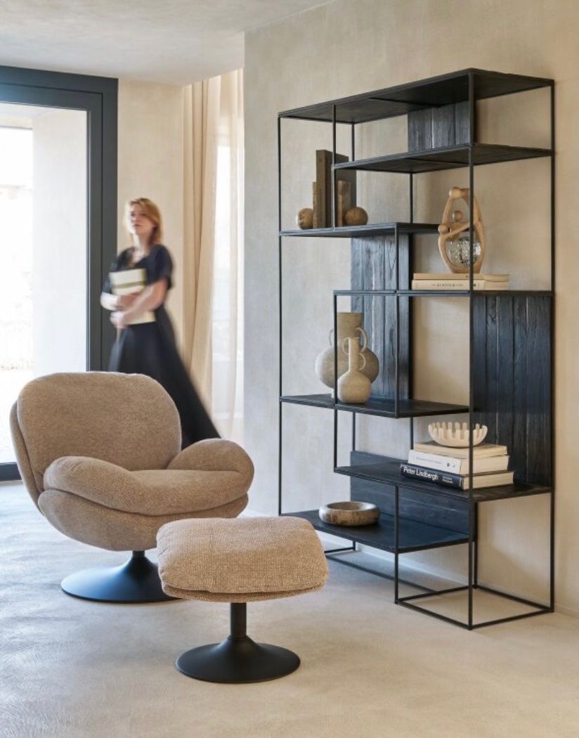 Poltrone: Sessel mit Hocker, Drehfuss, TOP** Sommer-Schnäppchen – Nuovo e nell'imballaggio originale da Ruswil venduto da Miami-2026 1