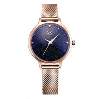 ⌚ Damenuhr Armbanduhr Roségold Sternenhimmel Quarz NEU