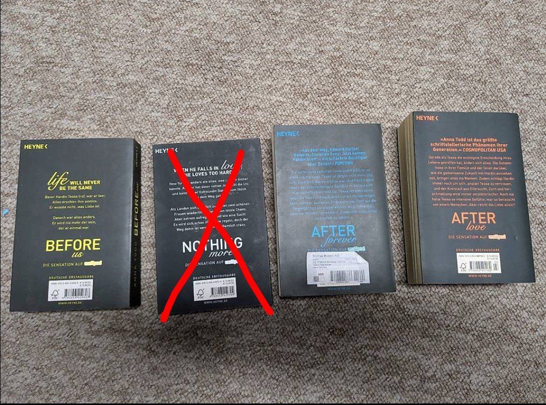 Libri: Buchreihe Anna Todd: Romane – Usato da Merlischachen venduto da menzero 1