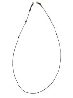 Brillenkette mit violetten Steinen
