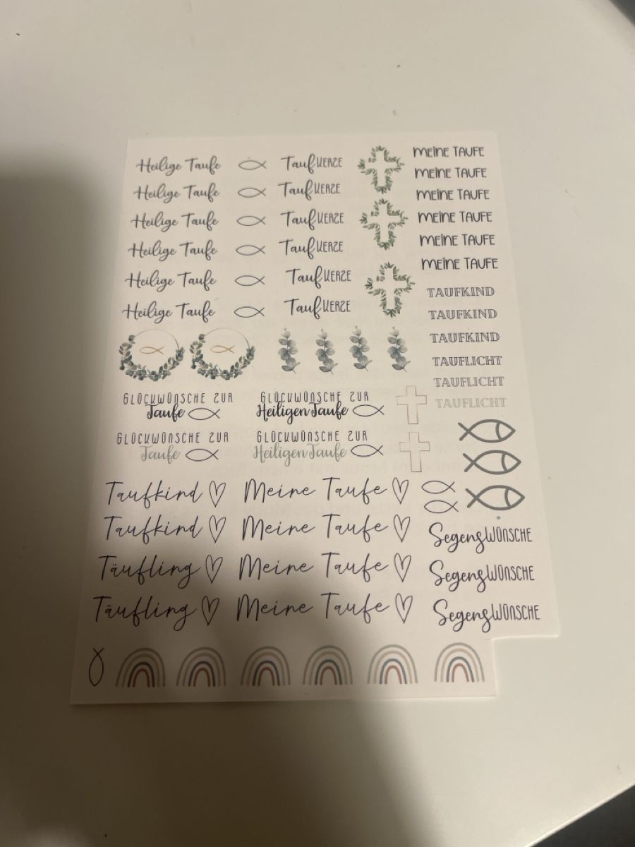 Toutes les décorations: Kerzentattoo Taufe – D'occasion à Kloten par tyrael93 5