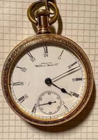 Prächtige, antike Taschenuhr American Waltham