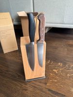 Grosser Messerblock, drehbar, magnetisch.  Marke HANSEKÜCHE